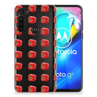 Motorola Moto G8 Power Siliconen Case Paprika Red Motorola Moto G8 Power Siliconen Case Paprika Red