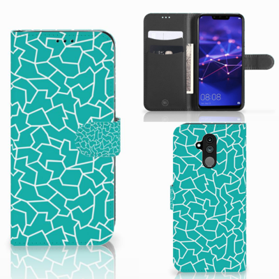 Huawei Mate 20 Lite Hoesje Cracks Blue