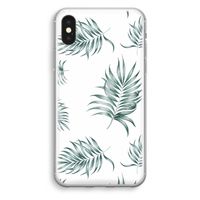 Simple leaves: iPhone X Transparant Hoesje