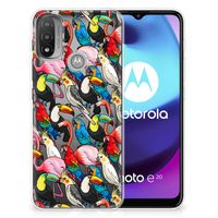 Motorola Moto E20 | E40 TPU Hoesje Birds - thumbnail