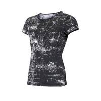 Sjeng Sports Plus Size sport T-shirt Isabella Plus zwart/wit