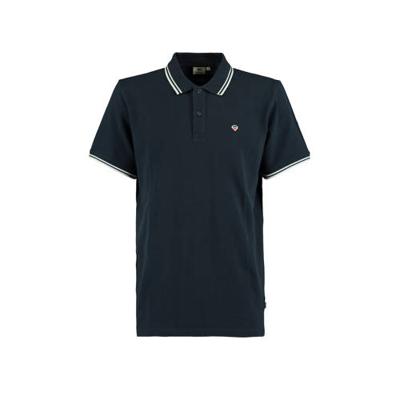 America Today regular fit polo Elton met logo deep blue America Today regular fit polo Elton met logo deep blue