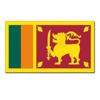 Gevelvlag/vlaggenmast vlag Sri Lanka 90 x 150 cm   - - thumbnail