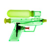 Waterpistool/waterpistolen groen 15 cm   -