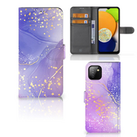 Hoesje voor Samsung Galaxy A03 Watercolor Paars