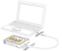 Delock 47224 3,5 mobiel rack voor 1 x 2,5 SATA HDD/SSD - thumbnail