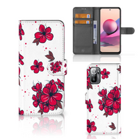 Xiaomi Redmi Note 10/10T 5G | Poco M3 Pro Hoesje Blossom Red - thumbnail