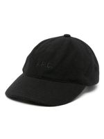 A.P.C. casquette Charlie à logo brodé - Noir