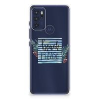 Motorola Moto G60s Telefoonhoesje met Naam Boho Beach - thumbnail