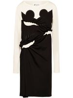 Maison Margiela robe mi-longue Spliced - Noir