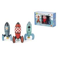 Tender Toys Raket Constructie Junior 18-delig
