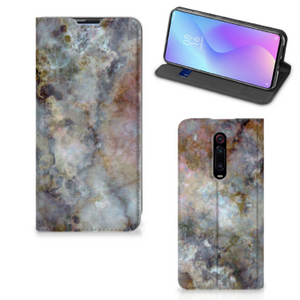 Xiaomi Redmi K20 Pro Standcase Marmer Grijs