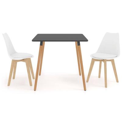 Vidaxl 3-delige Eethoek Wit