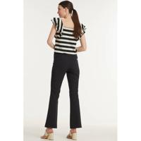 MAC flared broek Anna Boot zwart