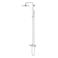 GROHE Euphoria Regendoucheset Opbouw - badkraan - hoofddouche 26cm - massage handdouche rond - chroom 27475002 - thumbnail