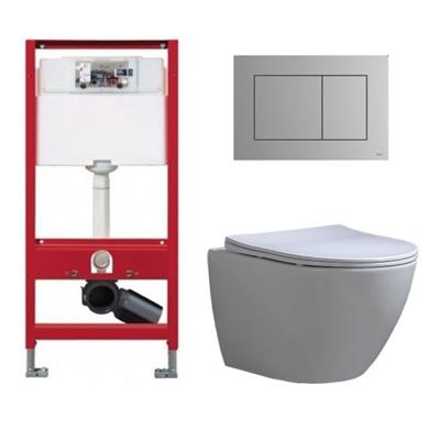 Tece Toiletset – Inbouw WC Hangtoilet Wandcloset – Shorty Flatline Tece Now Mat Chroom Tece Toiletset – Inbouw WC Hangtoilet Wandcloset – Shorty Flatline Tece Now Mat Chroom