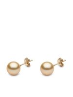 Yoko London puces d'oreilles Classic 9 mm en or 18ct serties de perles de mer du sud