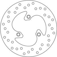 Remschijf Newfren | Aprilia Peugeot (voor achter)