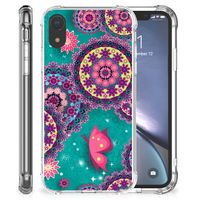 Apple iPhone Xr Back Cover Cirkels en Vlinders