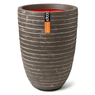 Capi Bloempot Nature Row Elegant Laag 36x47 Cm Olijfgroen