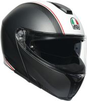 AGV Sportmodular Cover Mat, Systeemhelm, Gunmetal-Wit
