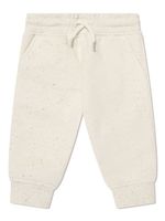 Kenzo Kids logo-print mélange track shorts - Tons neutres