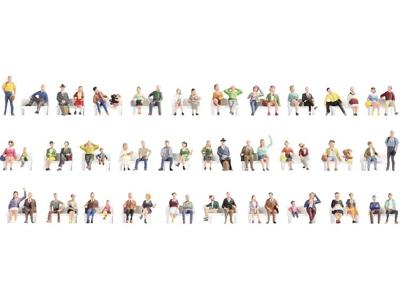 NOCH 37071 N Megavoordeelset figuren Geverfd, Zittend