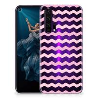 Honor 20 Pro TPU bumper Waves Roze