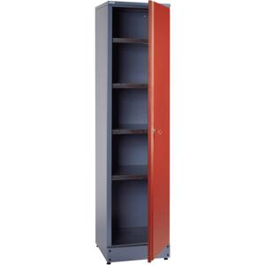 Hoge kast met 1 afsluitbare deur rood Küpper 70392 (b x h x d) 455 x 1800 x 450 mm