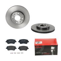 Remmenset, remschijf BREMBO, Remschijftype: Binnen geventileerd, Inbouwplaats: Vooras, u.a. für Suzuki, Opel, Vauxhall