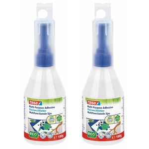 2x Tesa junior hobbylijm 100 gram hobby/knutselbenodigdheden