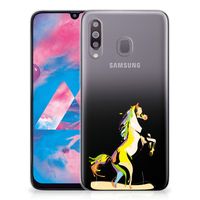 Samsung Galaxy M30 Telefoonhoesje met Naam Horse Color - thumbnail