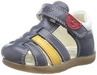 Geox Babyjongens B Macchia Boy sandaal, Navy Dk Yellow, 22 EU