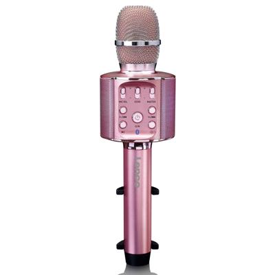 Lenco BMC-090 -karaokemicrofoon roze Lenco BMC-090 -karaokemicrofoon roze