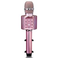 Lenco BMC-090 -karaokemicrofoon roze