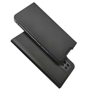 Xiaomi Mi 10 Lite Standcase Hoesje Grijs met Pashouder