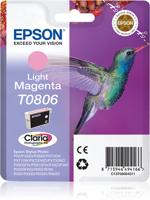 T0806 - Lichtmagenta - origineel - blisterverpakking met RF  akoestisch alarm - inktcartridge - voor Stylus Photo P50, PX650, PX660, PX700, PX710, PX720, PX730, PX800, PX810, PX820, PX830