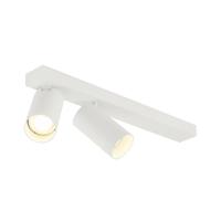 SLV 2-lichts opbouwspot Kami Double wit - 1007732