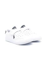 Ralph Lauren Kids baskets à motif Polo Poly - Blanc