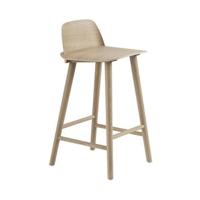 Muuto Nerd barkruk H65 eikenhout