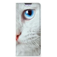 Xiaomi Redmi Note 10 Pro Hoesje maken Witte Kat