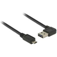 Delock 85164 Kabel EASY-USB 2.0 Type-A male haaks links / rechts > EASY-USB 2.0 Type Micro-B 0,5 m - thumbnail