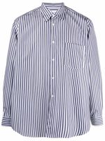 Comme Des Garçons Shirt chemise oversize à rayures - Bleu - thumbnail