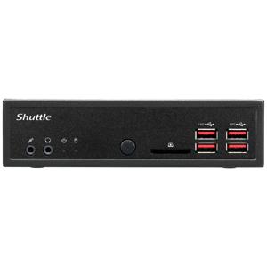 Shuttle XPC slim Barebone DH32U, Intel Pentium Gold 7505, 4x HDMI 2.0b 2x LAN, 2x COM, incl. VESA, , 24/7 permanent gebruik