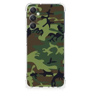 Samsung Galaxy A05s Doorzichtige Silicone Hoesje Army Dark