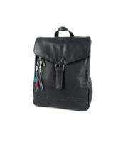 friendship trendy leren rugzak zwart