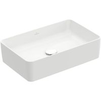 Villeroy & Boch Collaro opzetwastafel rechthoekig 56x36cm zonder overloop zonder kraangat wit 4A205601