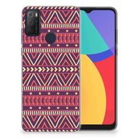 Alcatel 1S (2021) TPU bumper Aztec Paars - thumbnail