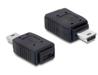 DeLock USB-adapter - Mini-B stekker (m) / Micro-B bus (w)