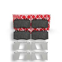 febi bilstein 16454 Remblokset met bevestigingsmateriaal, 1 stuk